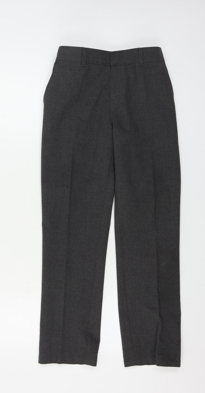 Marks and Spencer Boys Grey Chino Trousers Size 11-12 Years