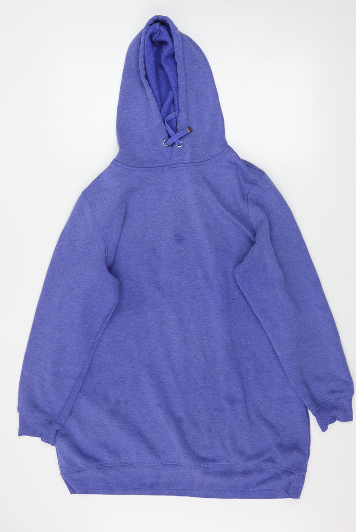 George Womens Blue Pullover Hoodie Size 8