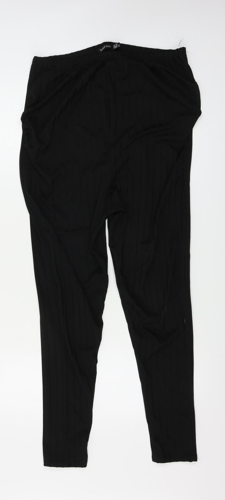 Boohoo  Womens Black   Trousers  Size 16 L24 in