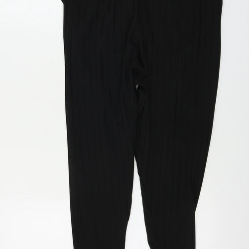 Boohoo  Womens Black   Trousers  Size 16 L24 in