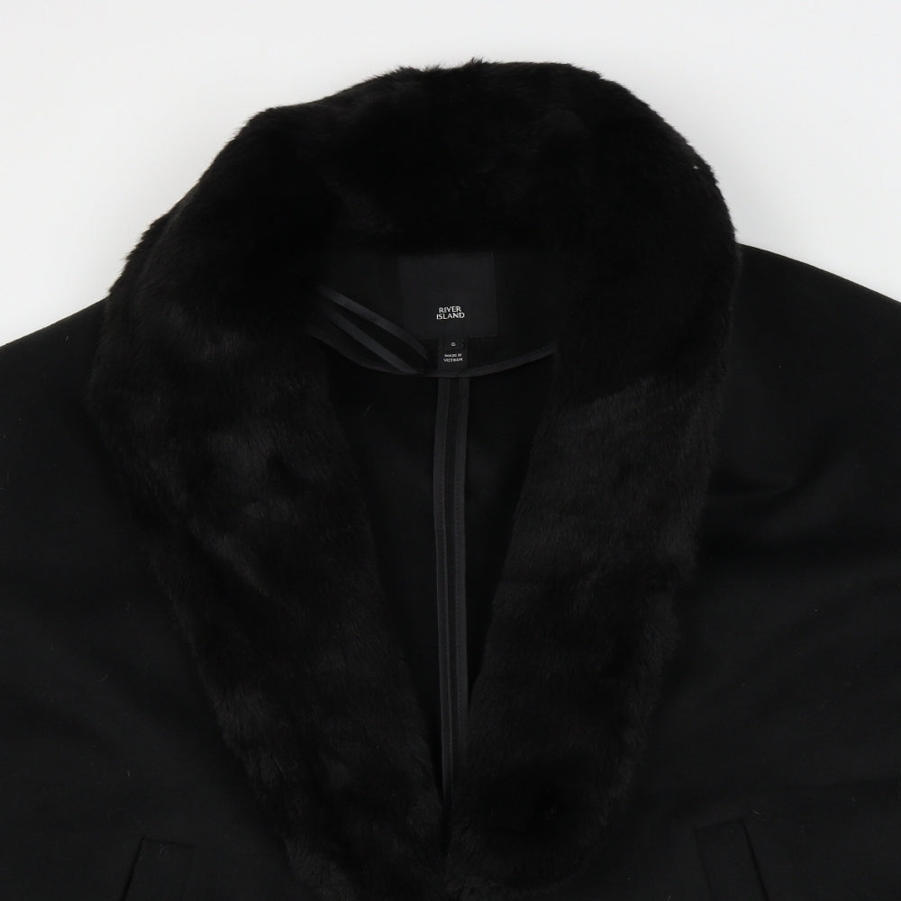 River Island  Womens Black   Jacket Coat Size 8