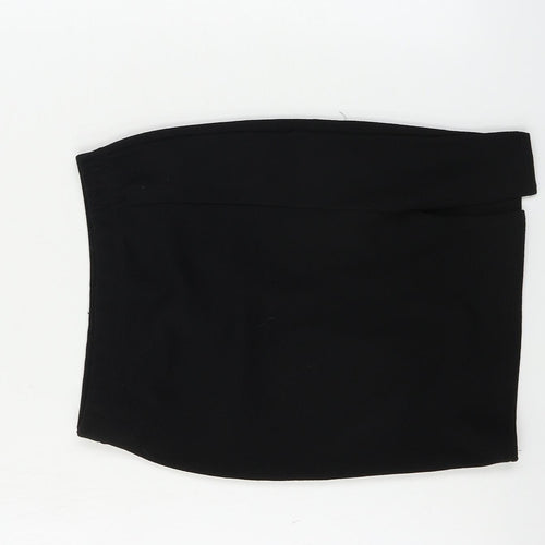 PRETTYLITTLETHING  Womens Black   Bandage Skirt Size 4