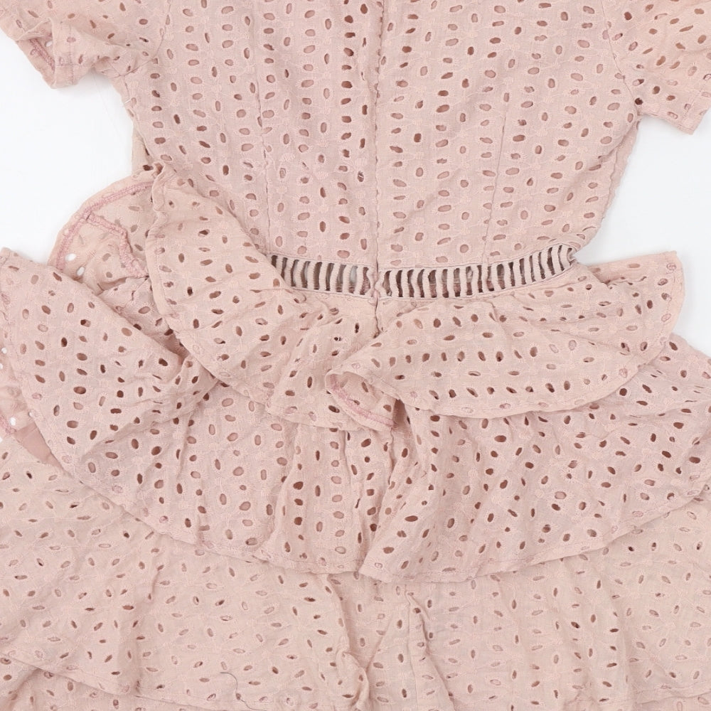 PRETTYLITTLETHING  Womens Pink   A-Line  Size 6