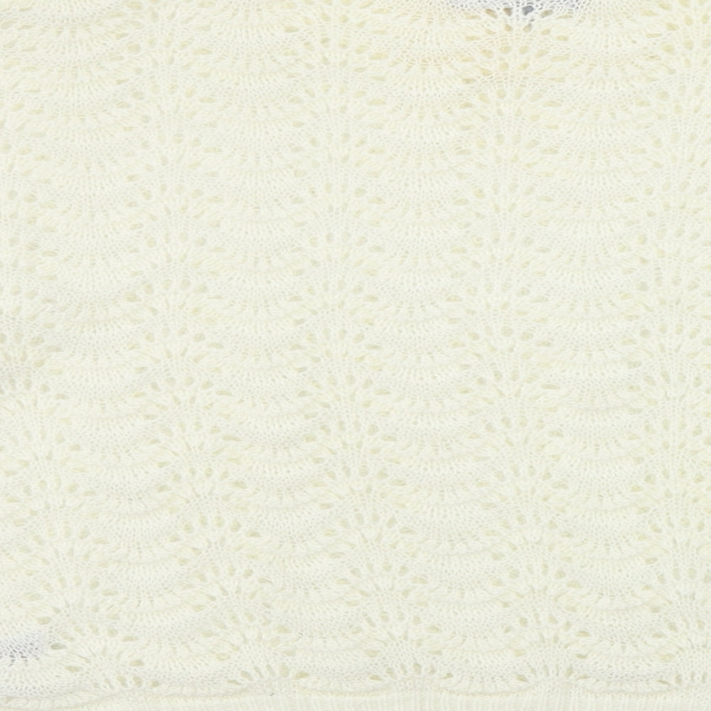 Oliver Bonas  Womens Ivory   Pullover Jumper Size 6