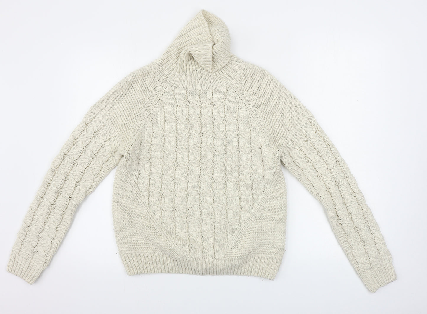 Marks and Spencer  Womens Beige   Pullover Jumper Size 8