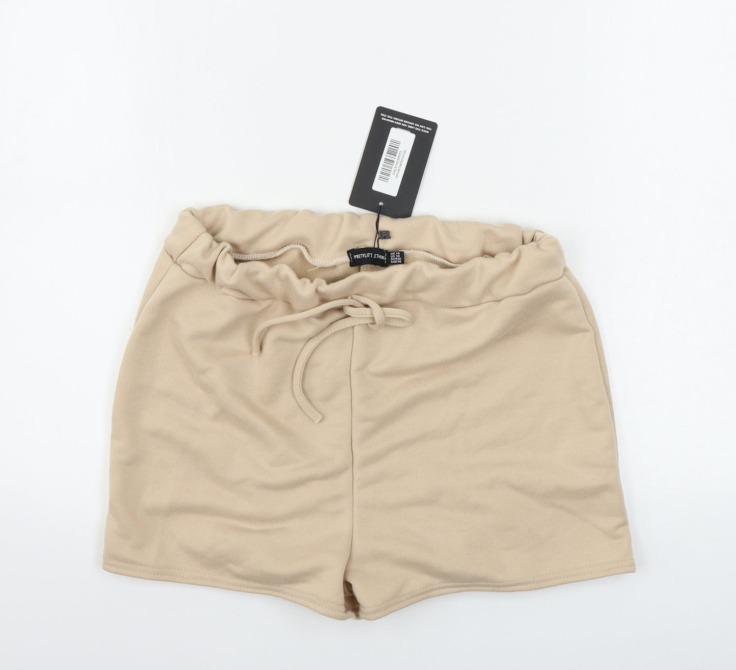 PRETTYLITTLETHING Womens Pink   Sweat Shorts Size 14