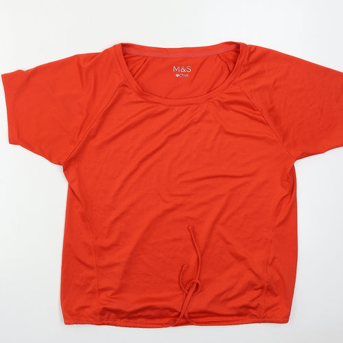 Marks and Spencer  Womens Red   Basic T-Shirt Size 12