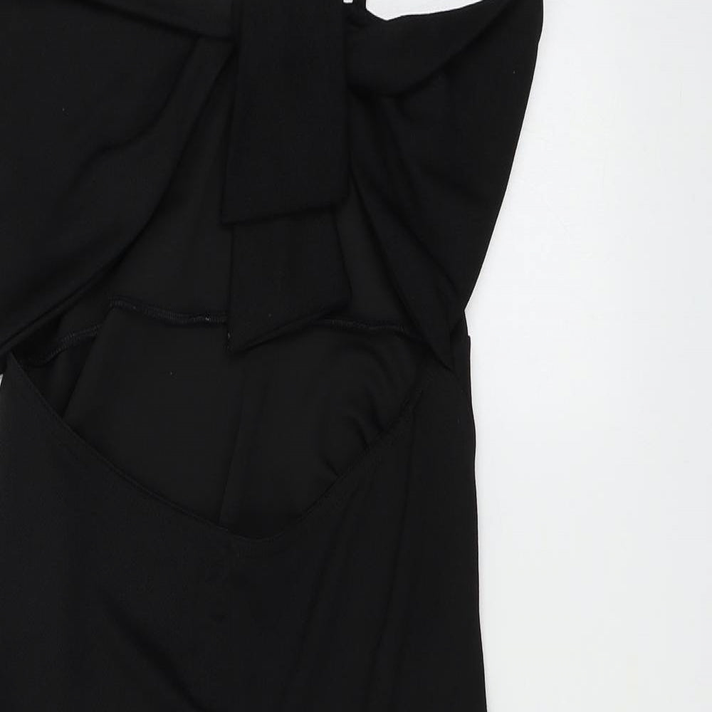 PRETTYLITTLETHING Womens Black   A-Line  Size 12