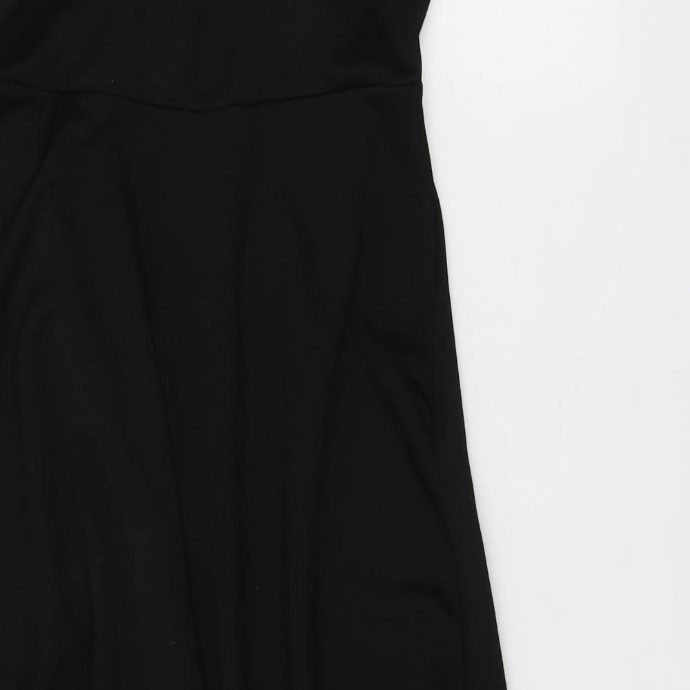 PRETTYLITTLETHING Womens Black   A-Line  Size 12