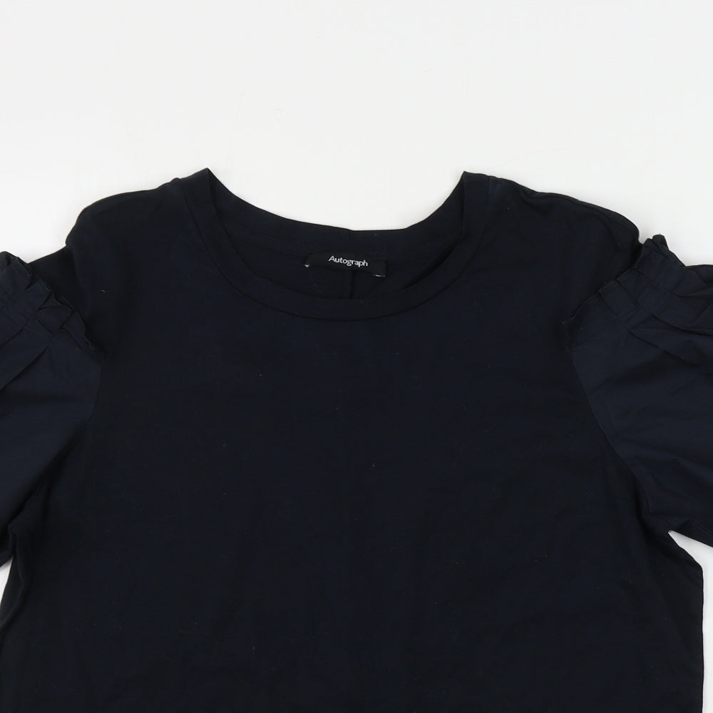 Marks and Spencer  Womens Blue   Basic T-Shirt Size 14