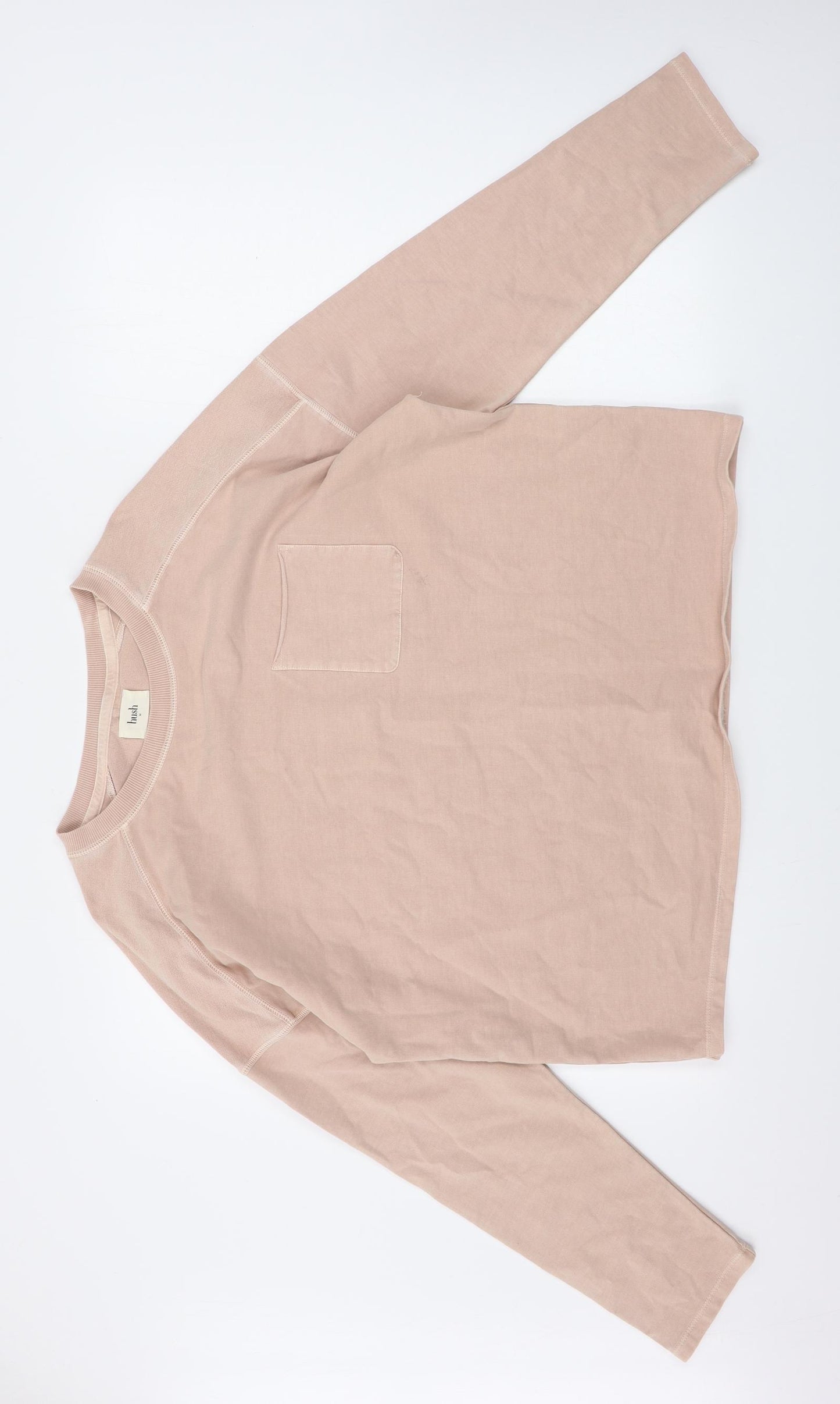 Hush Womens Pink   Pullover Jumper Size M