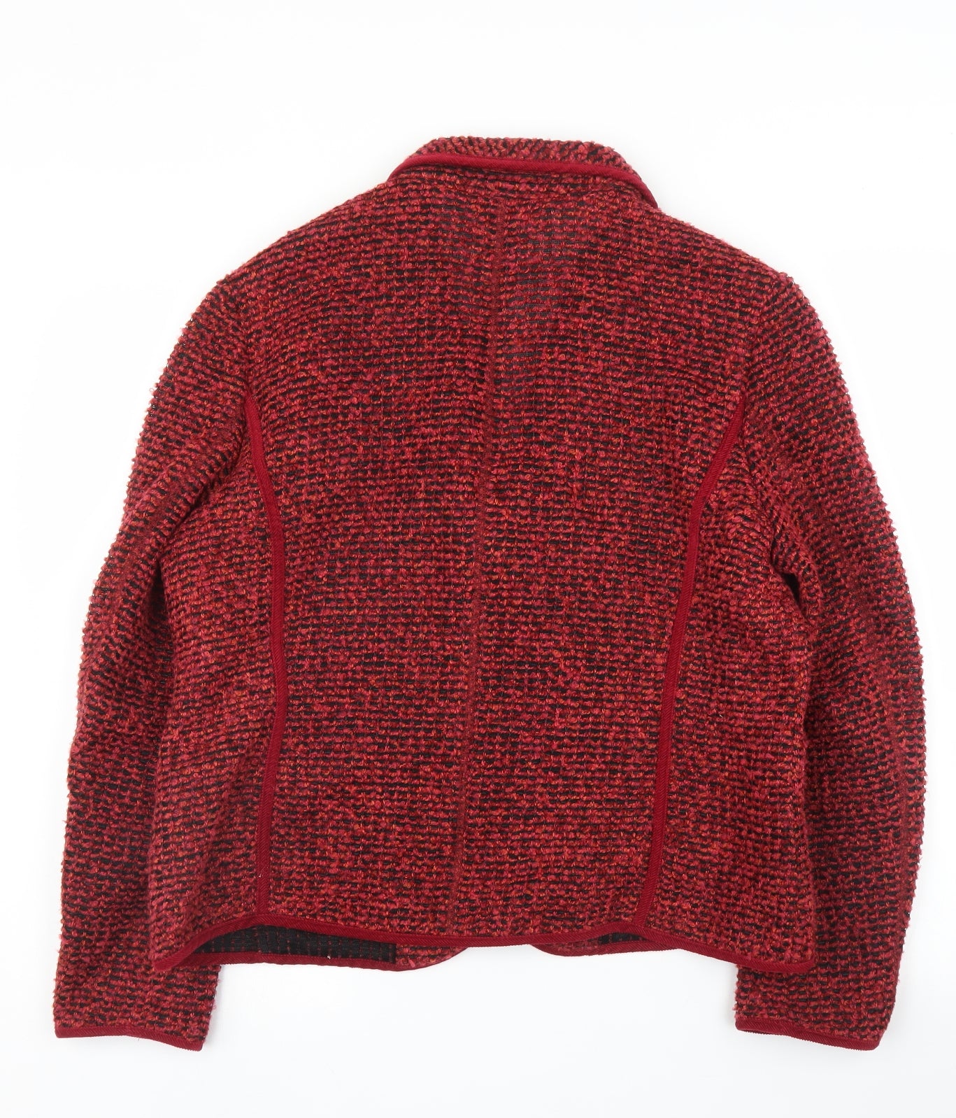 Laura Lebek Womens Red   Jacket Blazer Size 16
