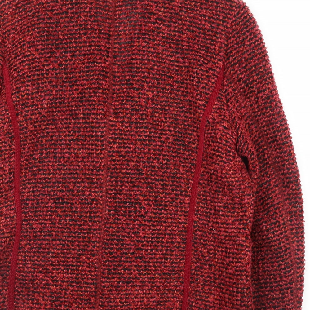 Laura Lebek Womens Red   Jacket Blazer Size 16