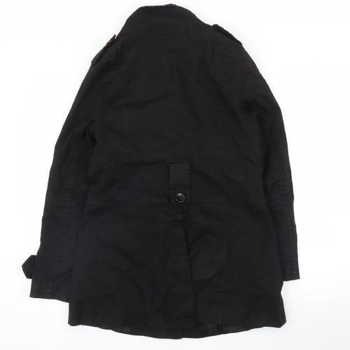 Primark Womens Black   Pea Coat Coat Size 12