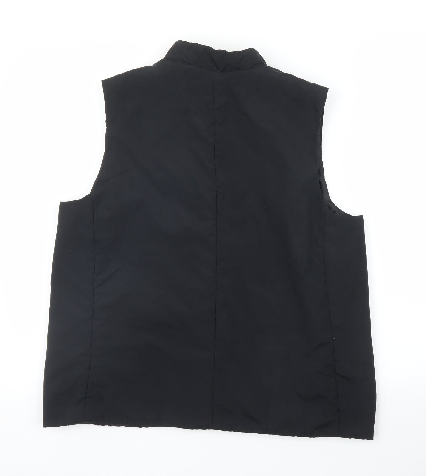 BHS Womens Black   Gilet Jacket Size 16