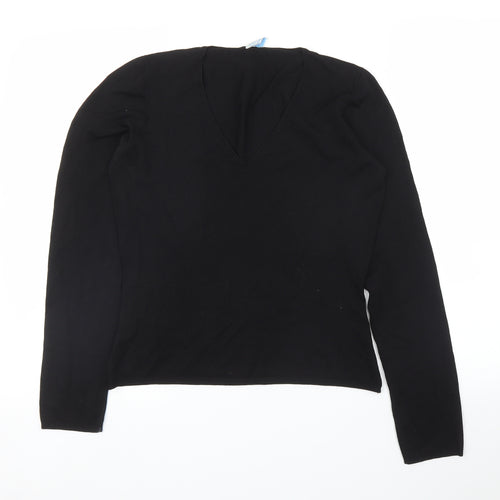 Oasis Womens Black   Pullover Jumper Size 14