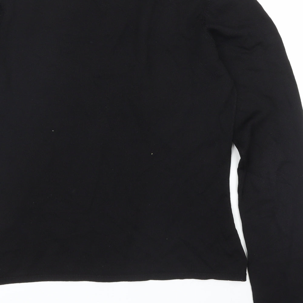 Oasis Womens Black   Pullover Jumper Size 14