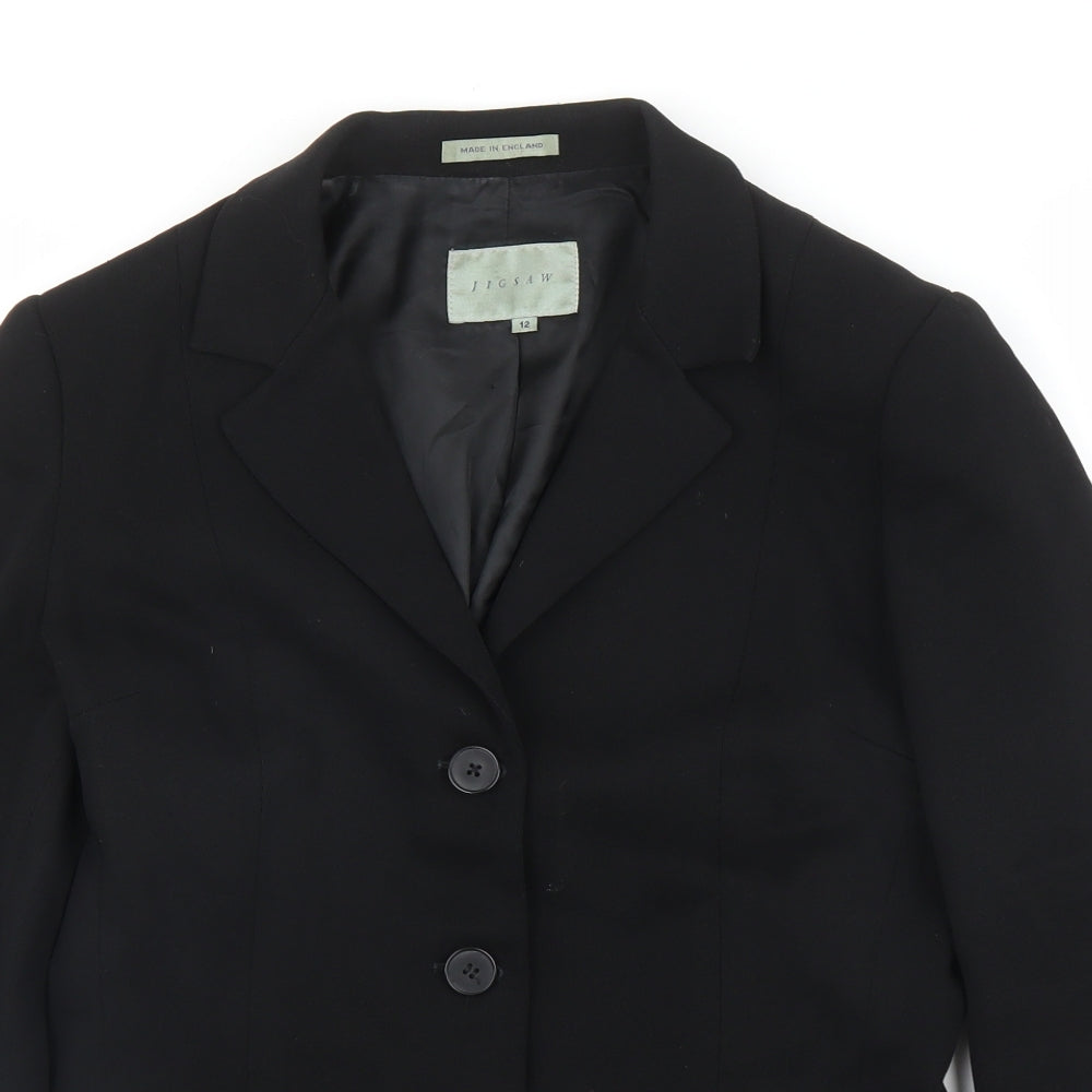 Jigsaw Womens Black   Jacket Blazer Size 12