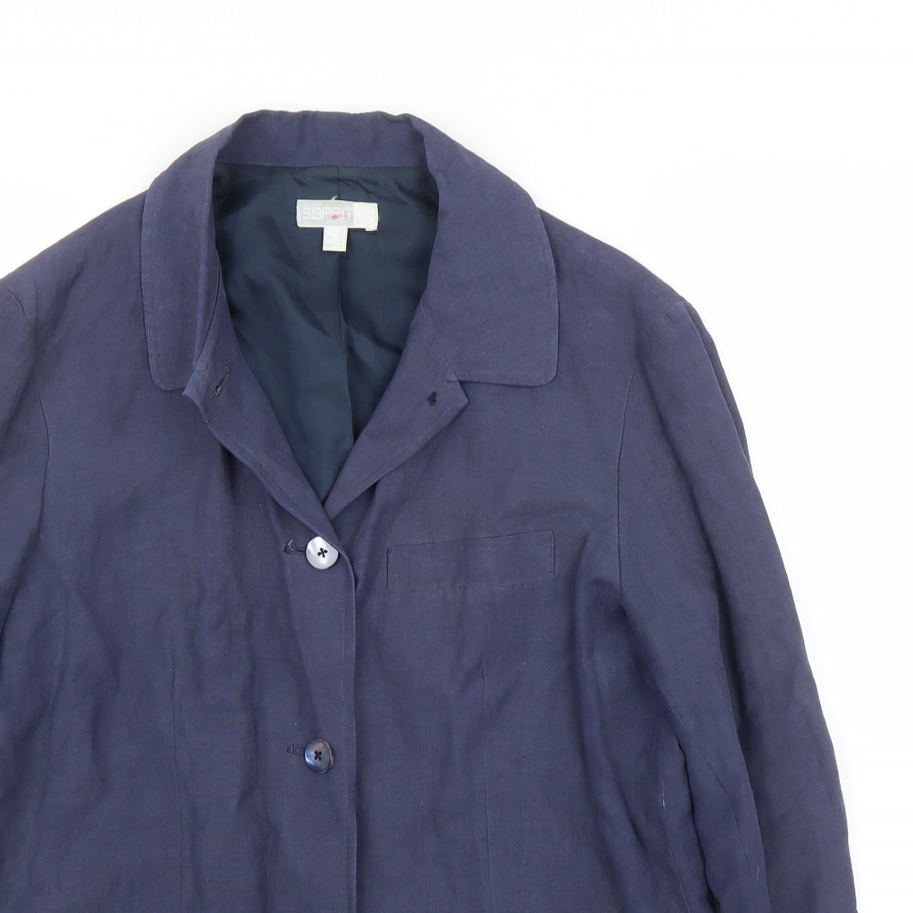 Espirit Womens Blue   Jacket Blazer Size 12