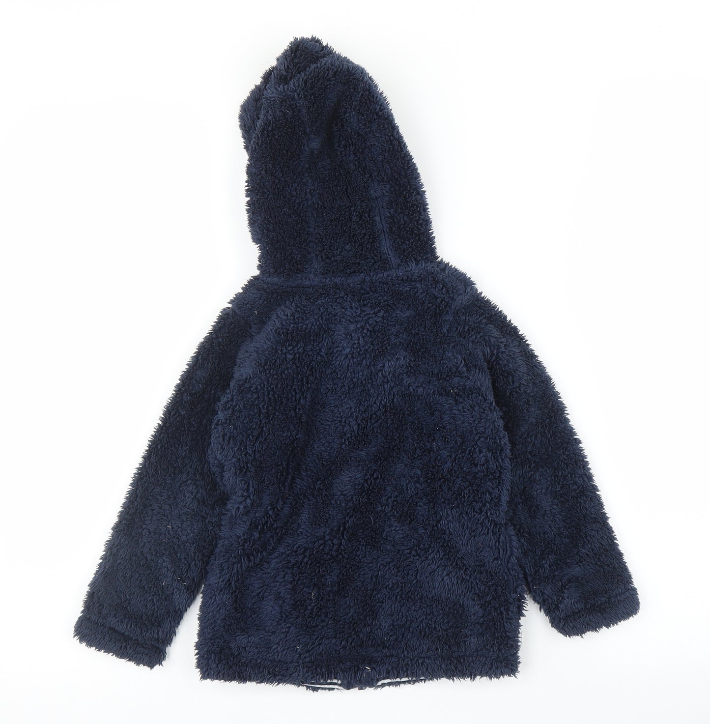 M&S Boys Blue   Full Zip Hoodie Size 3 Years