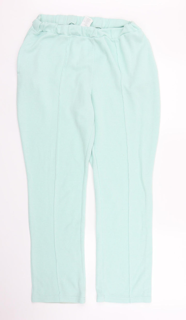 Damart Womens Green Sweatpants Trousers Size 16 L27 in