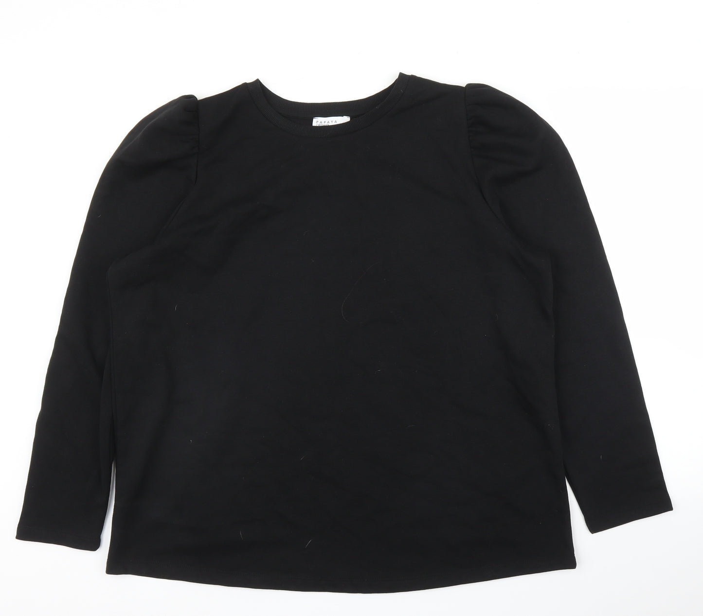 Papaya Womens Black   Pullover Jumper Size 20