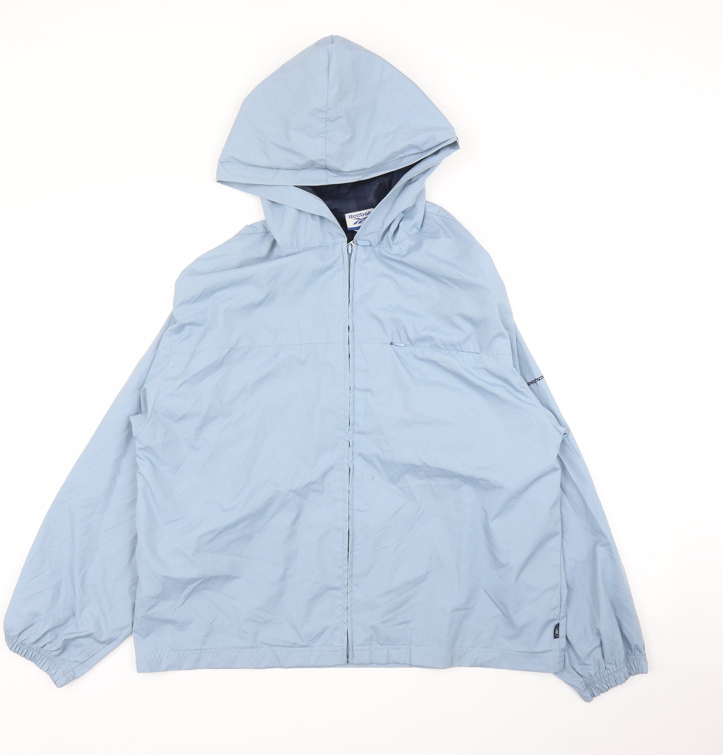 Reebok Womens Blue   Rain Coat Coat Size 14