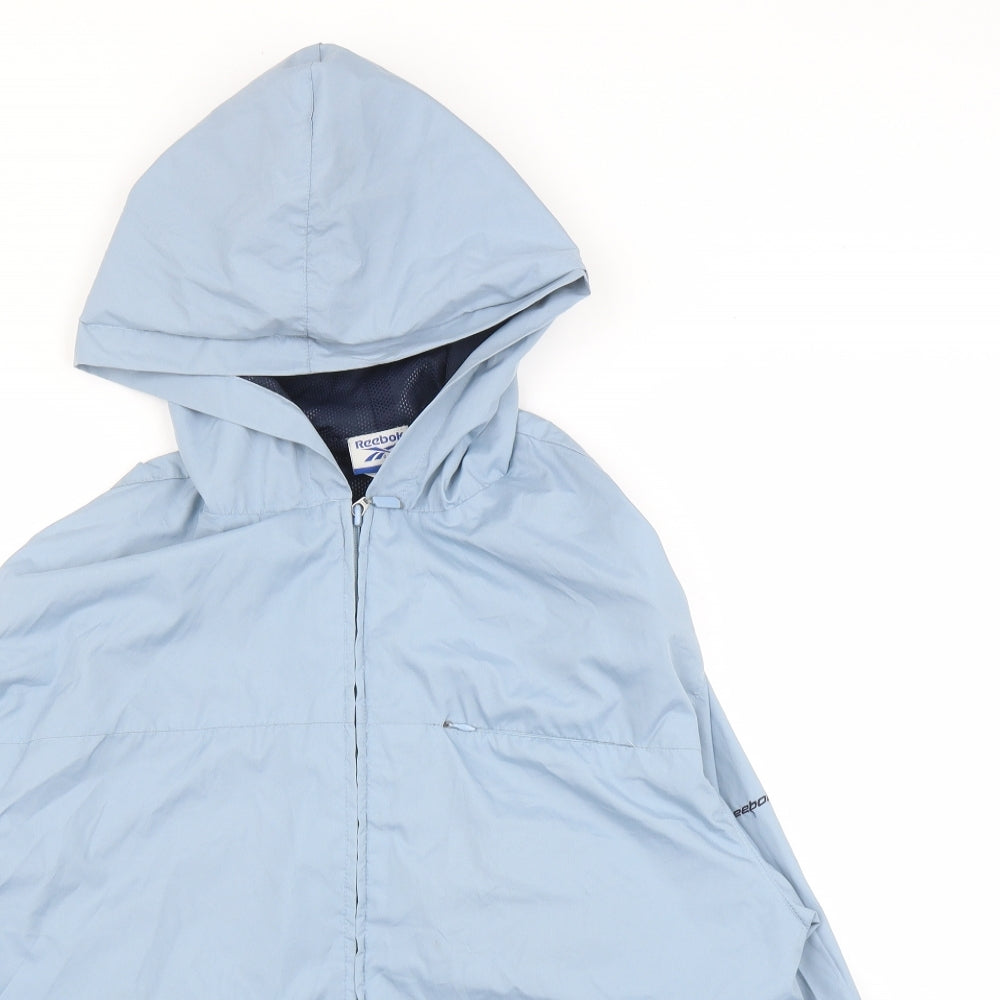 Reebok Womens Blue   Rain Coat Coat Size 14