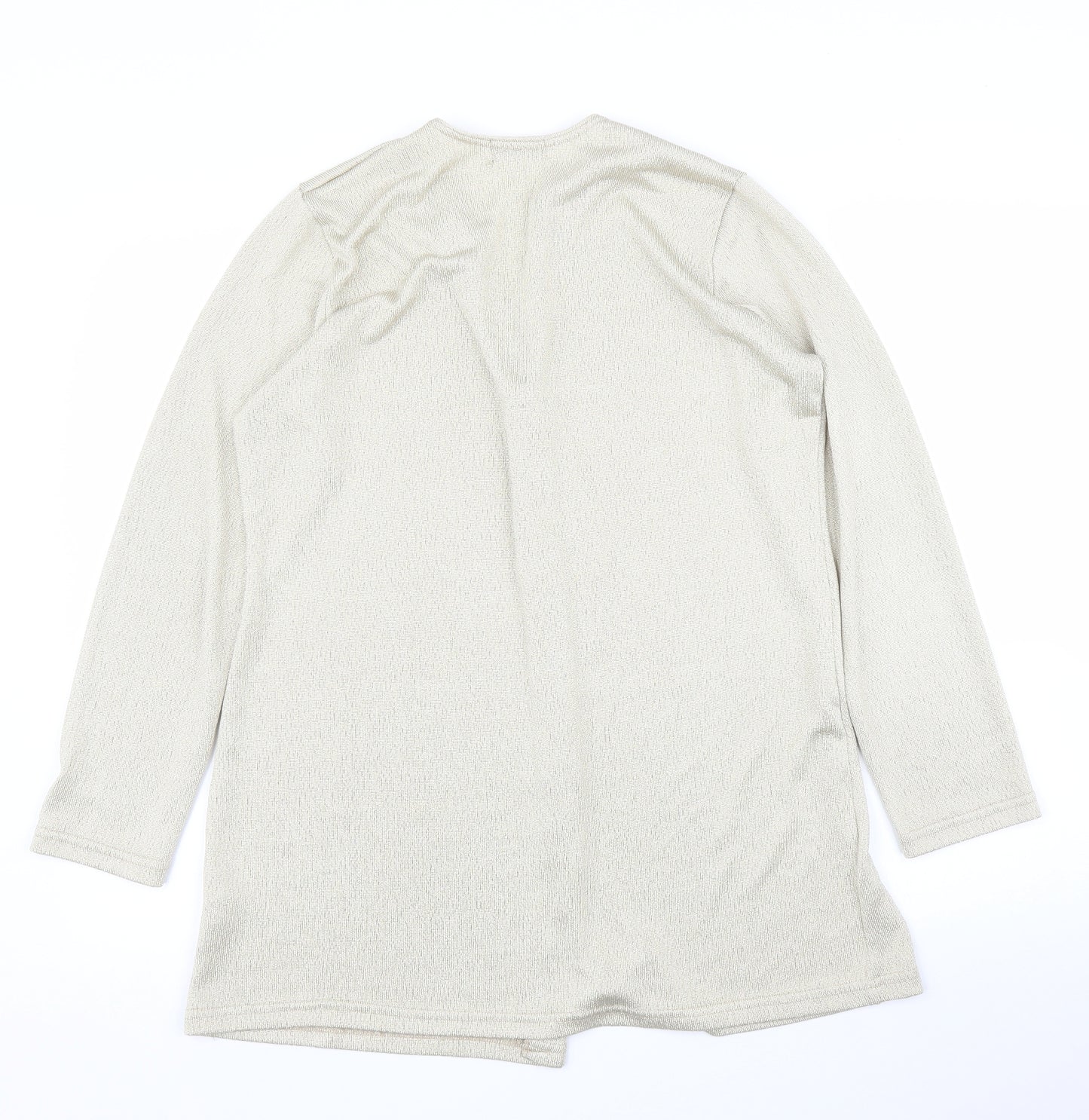 Richards Womens Gold   Cardigan Jumper Size 14