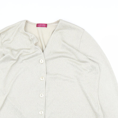 Richards Womens Gold   Cardigan Jumper Size 14