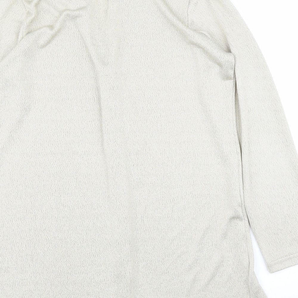 Richards Womens Gold   Cardigan Jumper Size 14