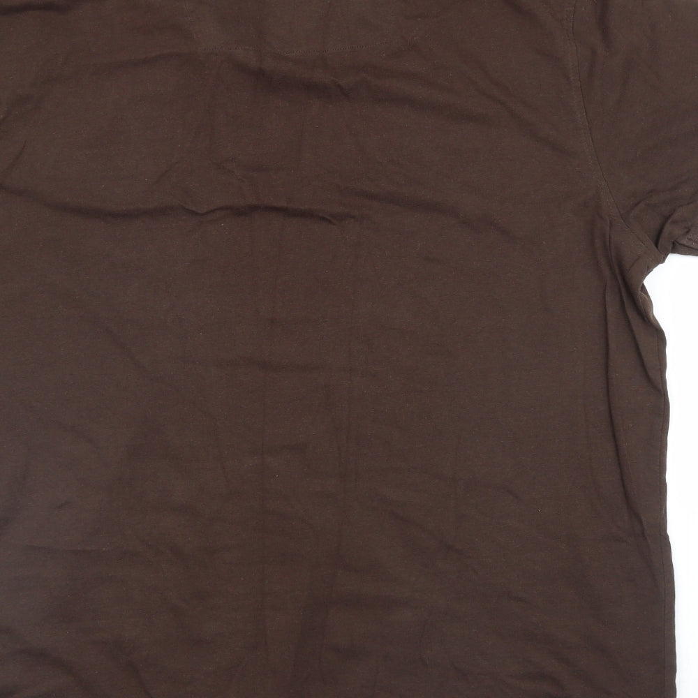 F&F Mens Brown    Polo Size XL