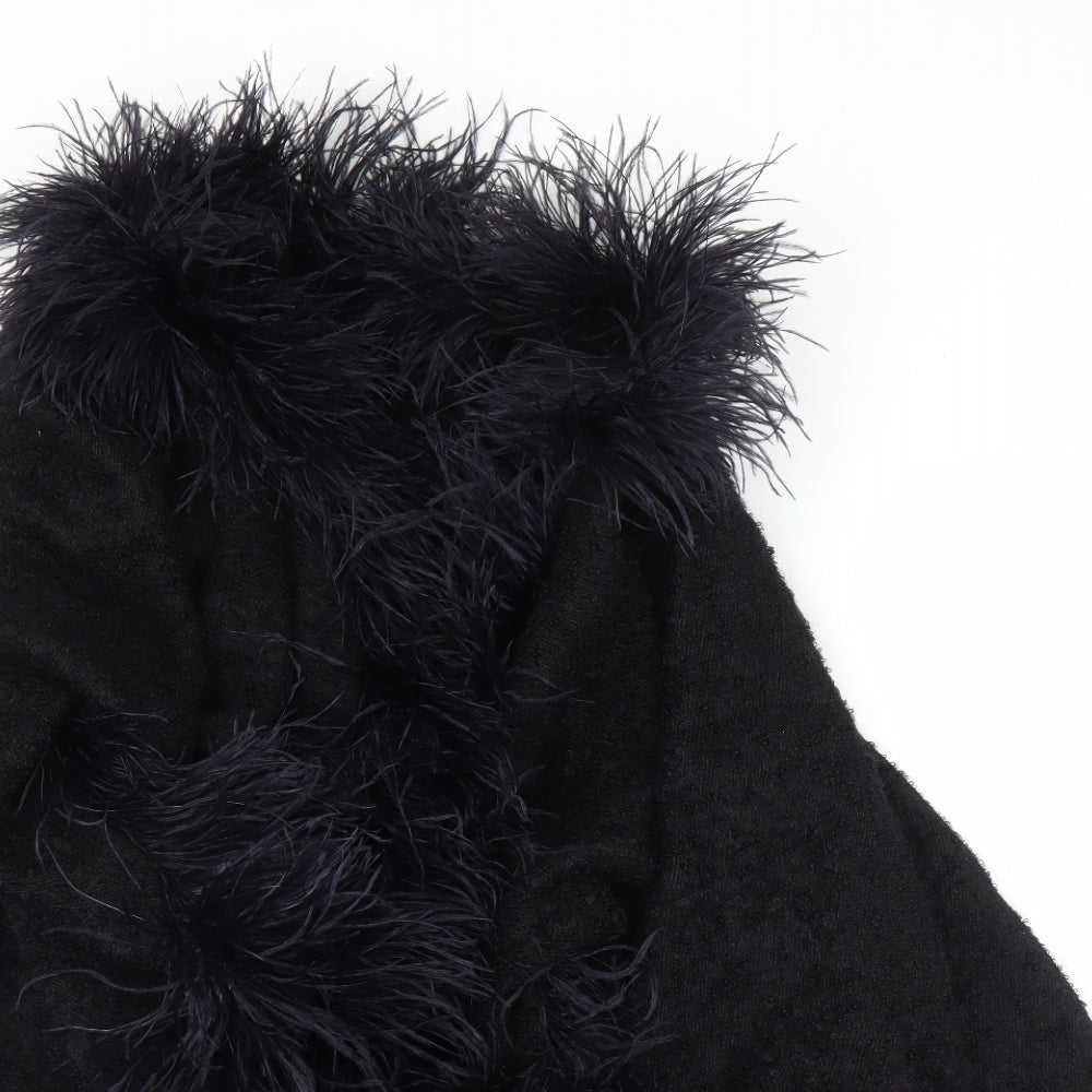 Scarf Initiative Womens Black   Cape Jumper One Size