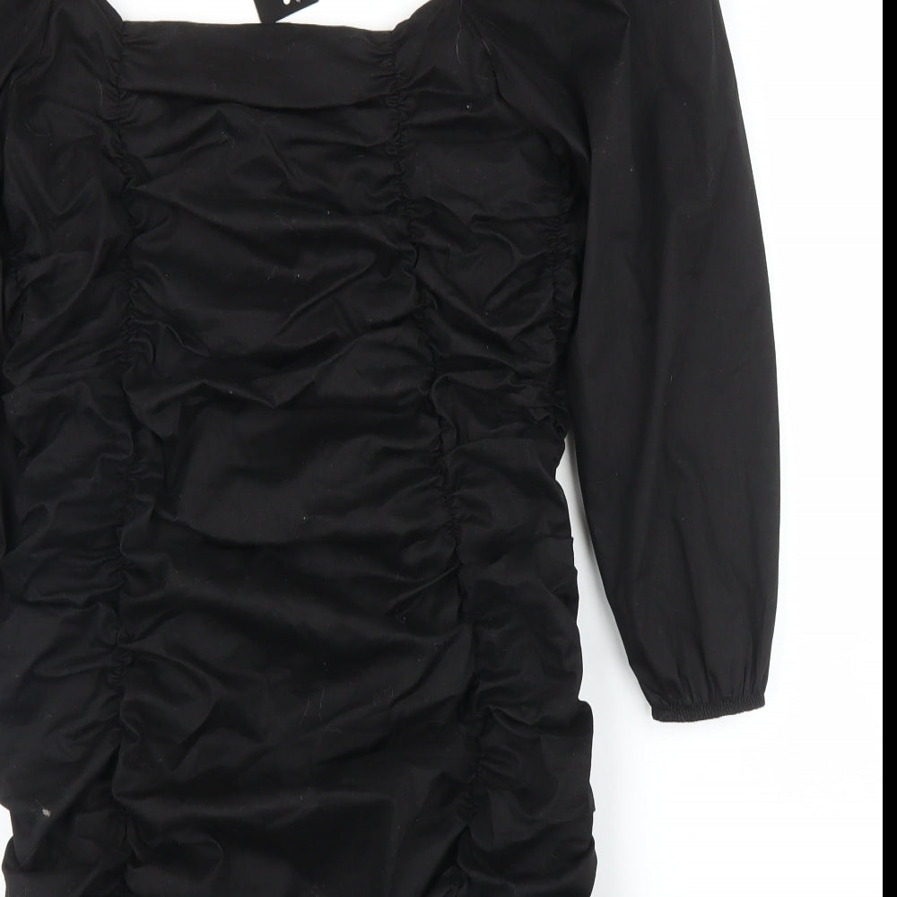 Boohoo Womens Black   Bodycon  Size 12