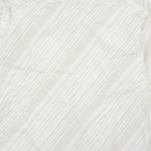 Burton Mens Beige Striped   Button-Up Size L