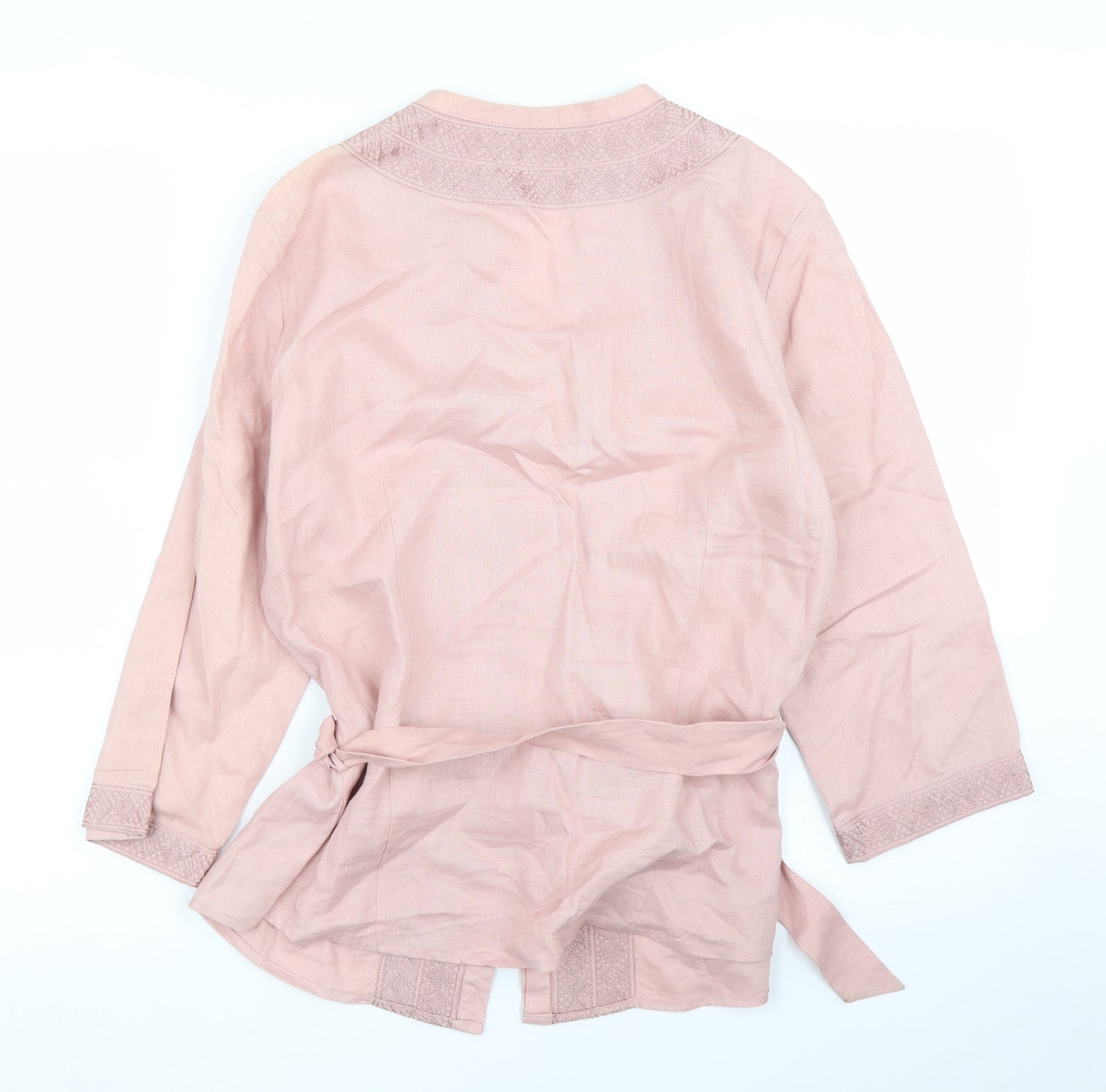 M&S Womens Pink   Basic Blouse Size 14