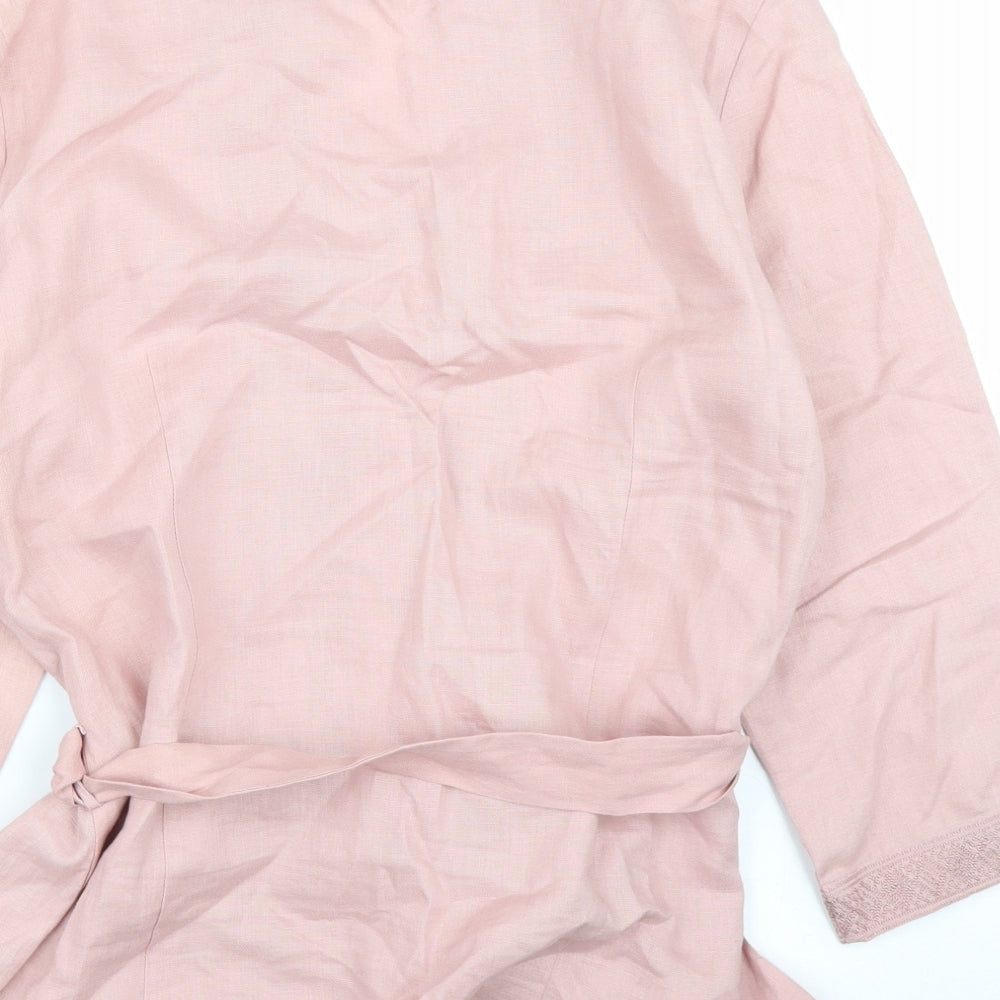 M&S Womens Pink   Basic Blouse Size 14