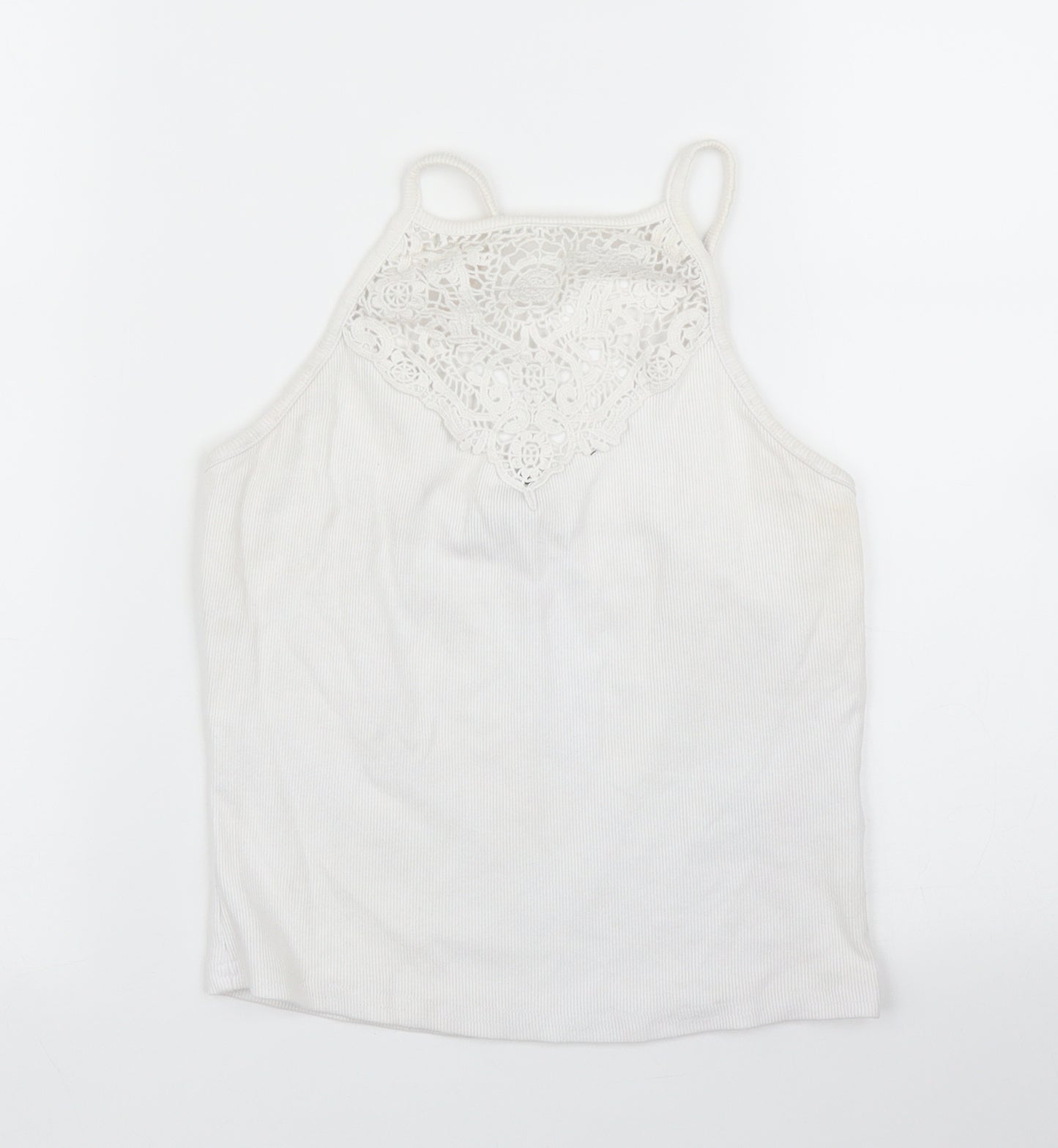 New Look Womens White   Camisole Blouse Size 12