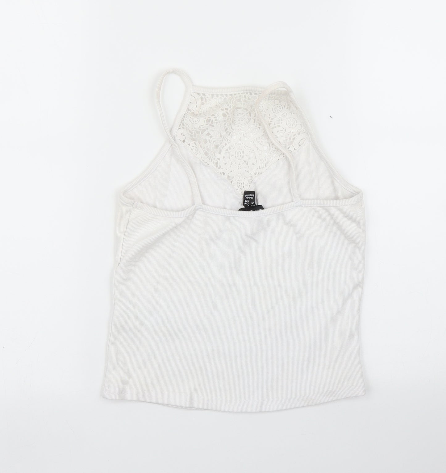 New Look Womens White   Camisole Blouse Size 12