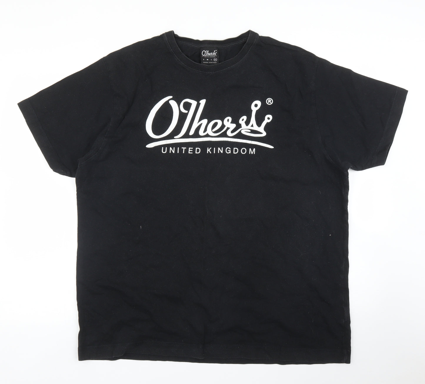 OJhess Mens Black    T-Shirt Size XL
