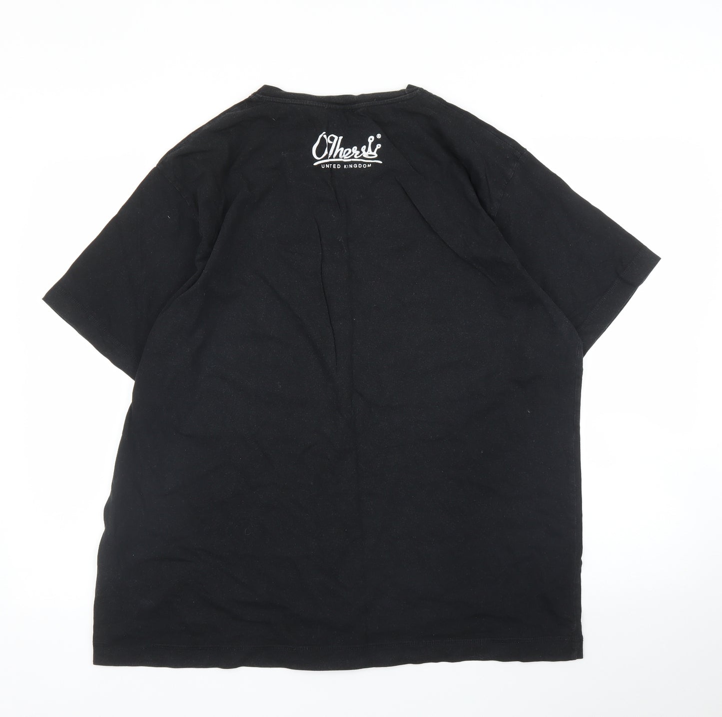 OJhess Mens Black    T-Shirt Size XL