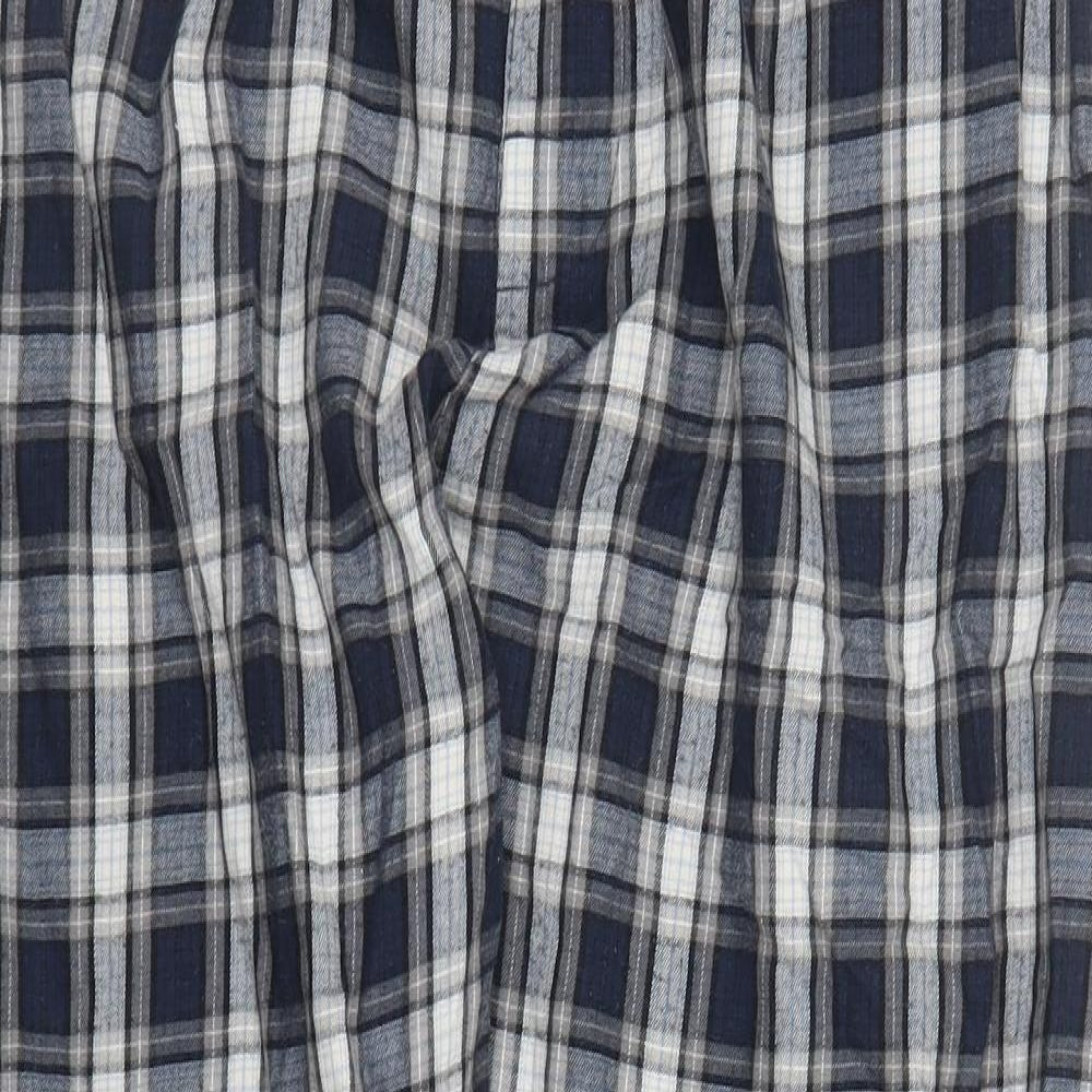 George Mens Blue Plaid   Pyjama Pants Size XL