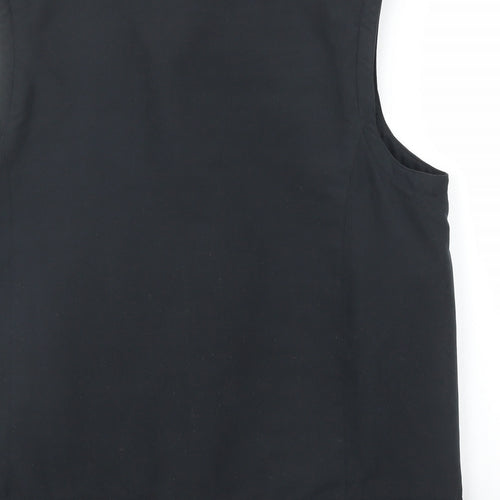 M&S Womens Black   Gilet Jacket Size 14