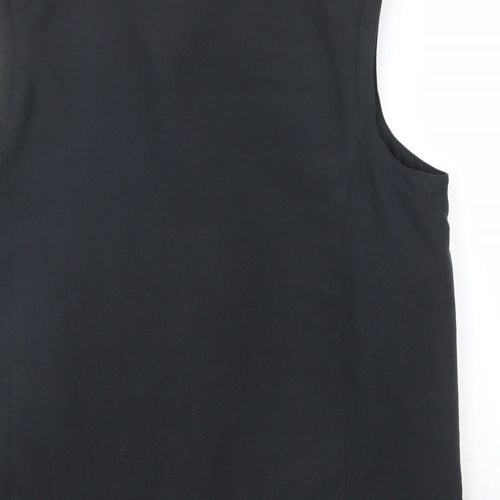 M&S Womens Black   Gilet Jacket Size 14