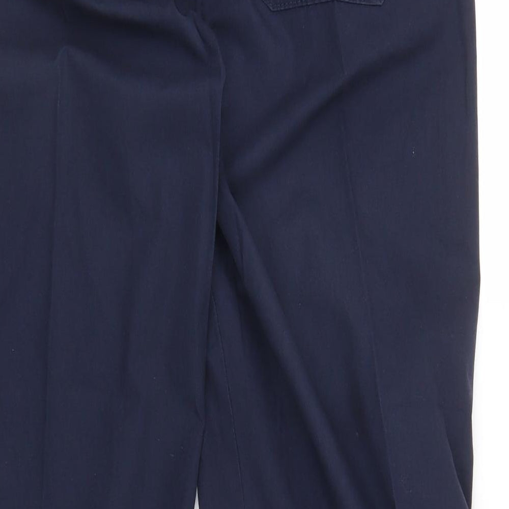 M&S Womens Blue   Carpenter Trousers Size 14 L28 in