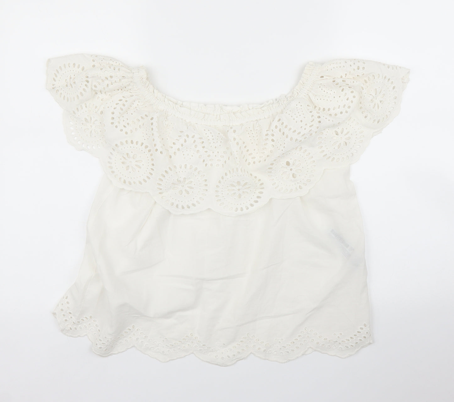 Oysho Womens White   Basic Blouse Size S