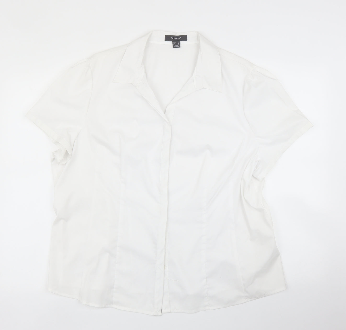Primark Womens White   Basic Blouse Size 20