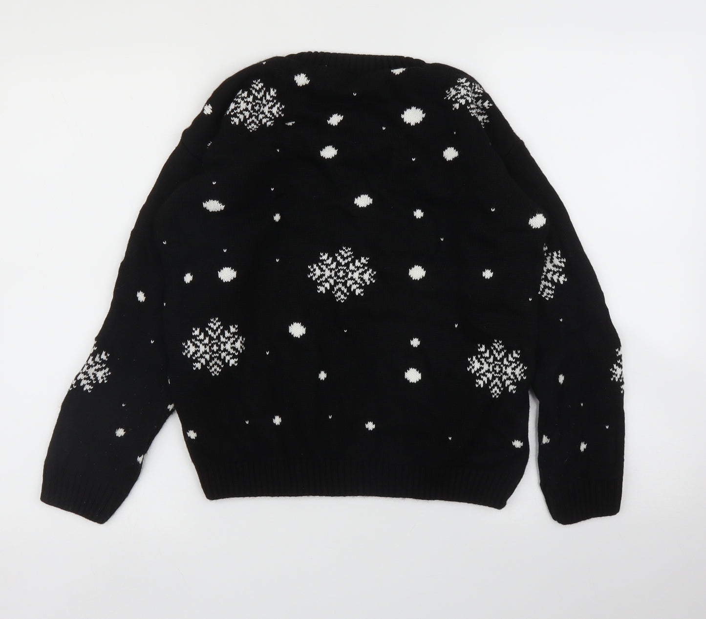 Preworn Womens Black   Pullover Jumper Size S  - Christmas