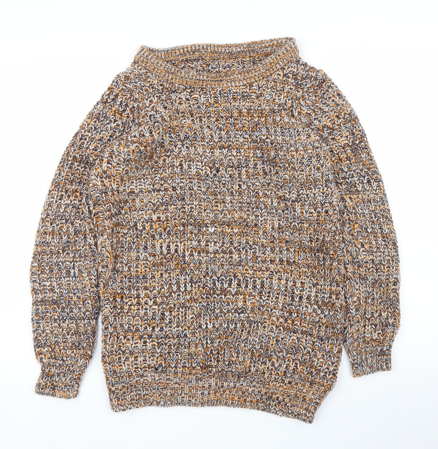 Preworn Mens Orange   Pullover Jumper Size XS