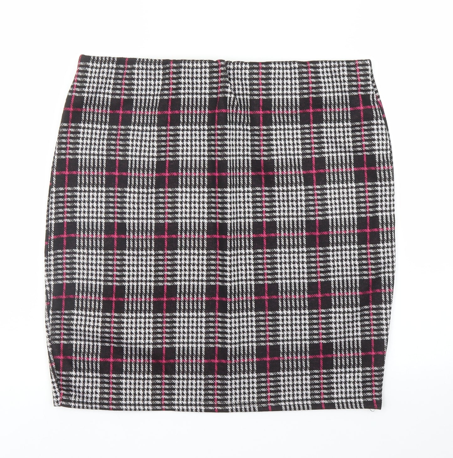 George Womens Purple Plaid  Bandage Skirt Size 16